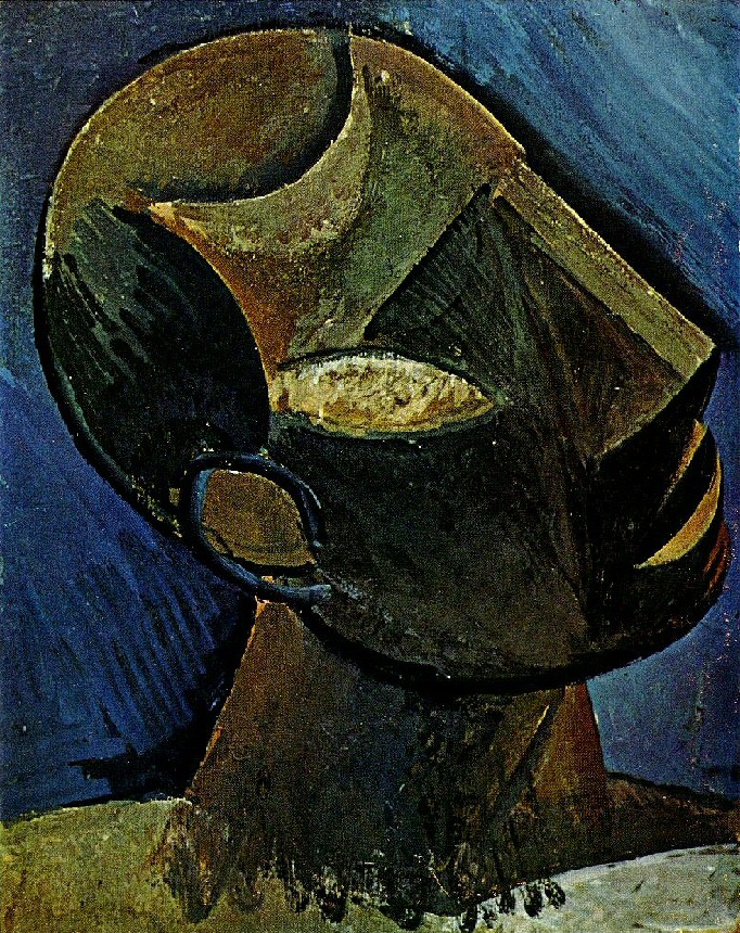 Пабло Пикассо. "Голова мужчины". 1908. Музей Пикассо, Париж.